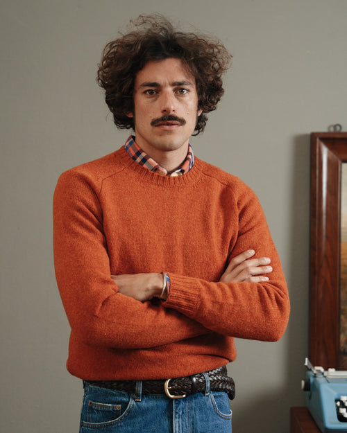 Shetland Maglioni Lana 100 Uomo Harley® Men's Shetland Sweater