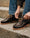 Our Marrone testa di moro pelle di vitello liscia anticata Balòss scarpe da barca - Picture 1 - Velasca