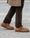 Our Beige pelle di vitello scamosciata Barbee derbies moc-toe - Picture 1 - Velasca