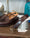 Our Marrone burgundy pelle di vitello liscia abrasivata Ciocch cintura classica - Picture 1 - Velasca