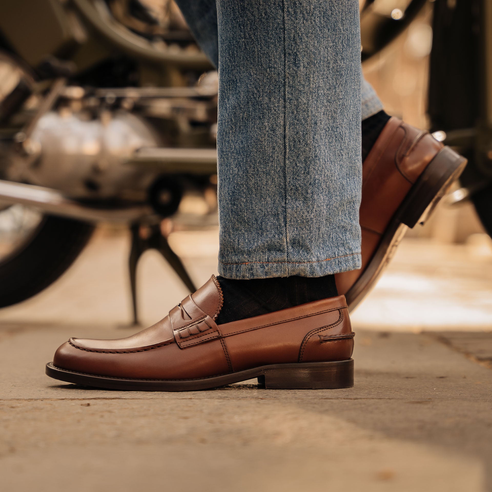 Penny Loafer Scarpe Velasca Uomo Penny Loafer Marroni In Pelle