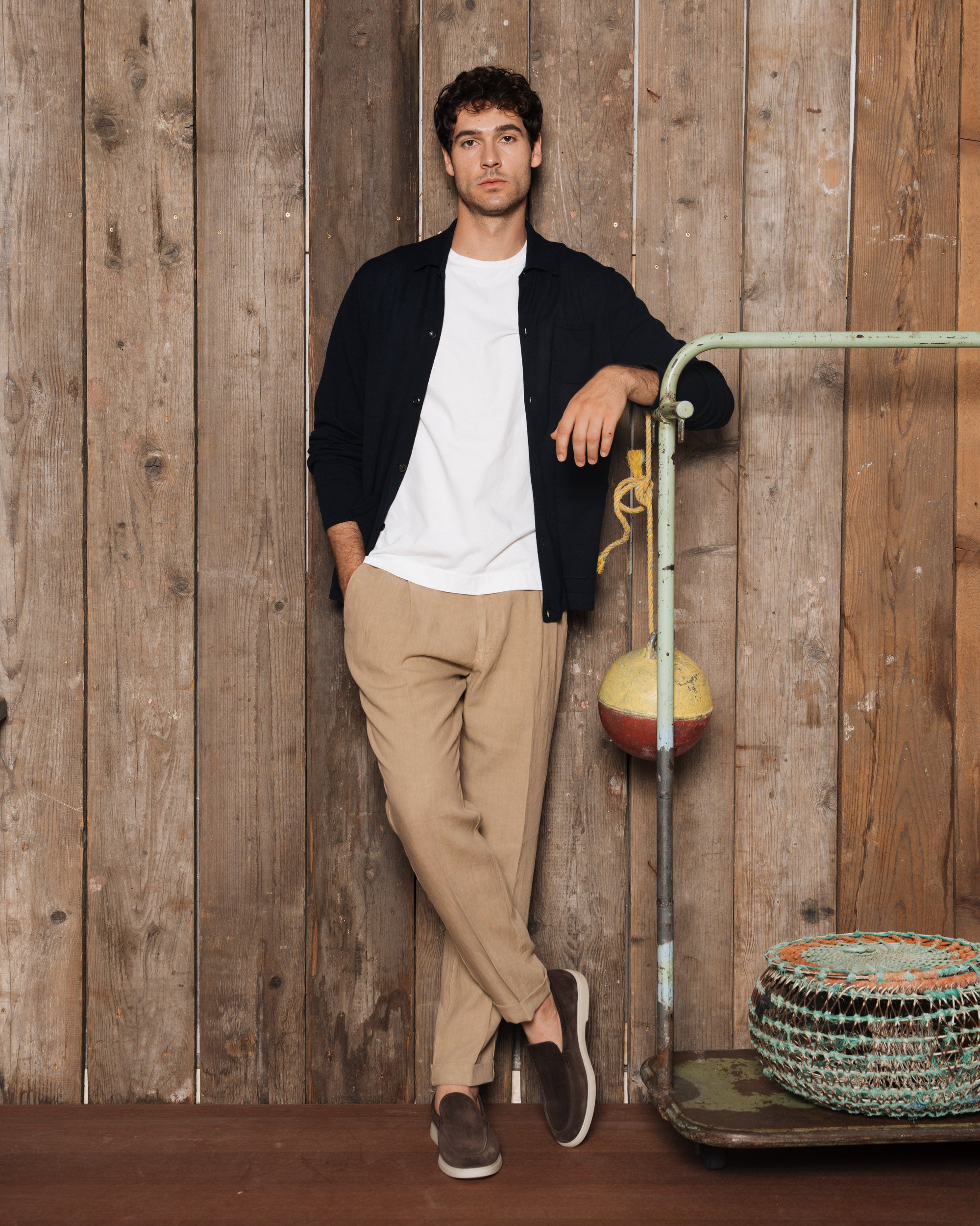 Orlo Pantaloni Lunghezza Giusta Jeans Uomo Orlo Con Risvolto