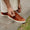 Our Arancione pelle di vitello scamosciata Saltafoss sneakers - Picture 1 - Velasca
