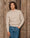 Our Beige 100% lana shetland Strassoldo maglione girocollo - Picture 1 - Velasca