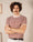 Our A righe bianche e bordeaux 100% cotone Tellaro t-shirt in maglia girocollo - Picture 1 - Velasca