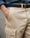 Our Beige 100% cotone Cisternino pantaloncini cargo - Picture 2 - Velasca