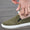 Our Verde scuro pelle di vitello scamosciata Furmagiatt slip on - Picture 2 - Velasca