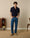 Our Blu scuro 100% cotone Ostana polo manica corta - Picture 2 - Velasca