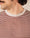 Our A righe bianche e bordeaux 100% cotone Tellaro t-shirt in maglia girocollo - Picture 2 - Velasca
