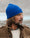 Our Blu 100% lana merino Visso berretto - Picture 2 - Velasca