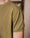 Our Verde oliva 100% cotone Atzara t-shirt in maglia girocollo - Picture 3 - Velasca