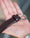 Our Marrone burgundy pelle di vitello liscia abrasivata Ciocch cintura classica - Picture 3 - Velasca