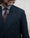 Our Blu 100% lino irlandese Furore giacca destrutturata doppiopetto - Picture 3 - Velasca