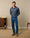 Our Blu lavaggio medio denim 100% cotone Millesimo jeans regular - Picture 3 - Velasca