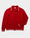 Our Fondo rosso con righe panna 90% lana merino extrafine 10% cashmere Canterano maglione con zip - Picture 4 - Velasca