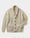 Our Grigio caldo maglia 100% lana Corciano giacca collo scialle - Picture 4 - Velasca