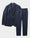 Our Gessato blu 100% lana vergine (110s - 260g) Feltre abito monopetto - Picture 4 - Velasca