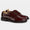 Our Marrone burgundy pelle cordovan Ganivèll derbies - Picture 4 - Velasca