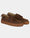 Our Testa di moro e marrone pelle di vitello nubuck scamosciata ingrassata e martellata Lausetto sneakers barca - Picture 4 - Velasca