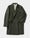 Our Verde oliva jersey di lana (70% lana, 30% poliestere) Monforte cappotto doppiopetto - Picture 4 - Velasca