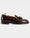 Our Marrone burgundy pelle di toro liscia abrasivata Cadregatt tassel loafers - Picture 5 - Velasca