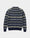 Our Fantasia geometrica blu, verde, azzurro 90% lana merino 10% cashmere Chianale cardigan - Picture 5 - Velasca