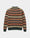 Our Fantasia geometrica verde, arancione, panna 90% lana merino 10% cashmere Chianale cardigan - Picture 5 - Velasca
