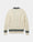 Our Fondo panna con righe blu e verdi 100% cotone Gerace cardigan - Picture 5 - Velasca