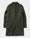 Our Verde oliva jersey di lana (70% lana, 30% poliestere) Monforte cappotto doppiopetto - Picture 5 - Velasca