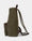 Our Verde militare cuoio e canvas Sidèll zaino - Picture 5 - Velasca