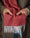 Our Rosso e panna spigato 100% lana vergine Castelli sciarpa - Picture 6 - Velasca