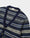 Our Fantasia geometrica blu, verde, azzurro 90% lana merino 10% cashmere Chianale cardigan - Picture 6 - Velasca