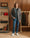 Our Blu slavato jersey 100% cotone Aieta felpa girocollo - Picture 7 - Velasca