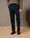 Our Blu flanella 100% lana Antagnod pantalone con 2 pince - Picture 7 - Velasca
