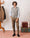 Our Melange grigio chiaro 100% lana merino Arrone gilet collo a v - Picture 7 - Velasca