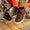 Our Marrone testa di moro pelle di vitello scamosciata Ghisa sneakers alte - Picture 7 - Velasca