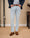 Our Blu lavaggio chiaro denim comfort (98% cotone denim, 2% elastane) Maruggio jeans slim - Picture 7 - Velasca