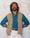Our Melange beige 100% lana merino Arrone gilet collo a v - Picture 8 - Velasca