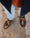 Our Marrone testa di moro pelle di vitello liscia anticata Balòss scarpe da barca - Picture 8 - Velasca