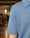 Our Celeste 72% lino 28% cotone Albenga polo manica corta - Picture 9 - Velasca
