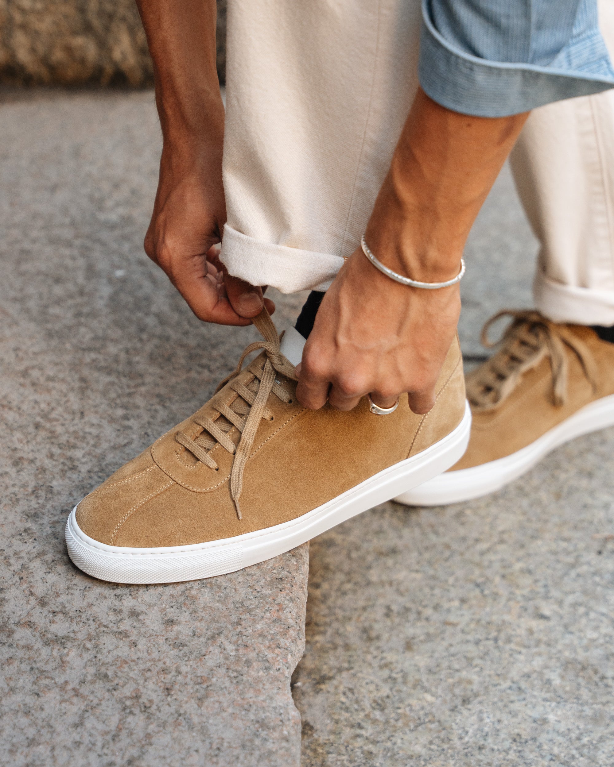 Beige Sneakers Smacchiatura Sneakers Camoscio Sneakers Camoscio Beige – Pa-sco'