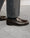 Our Marrone testa di moro pelle di vitello liscia Maester penny loafers - Picture 9 - Velasca
