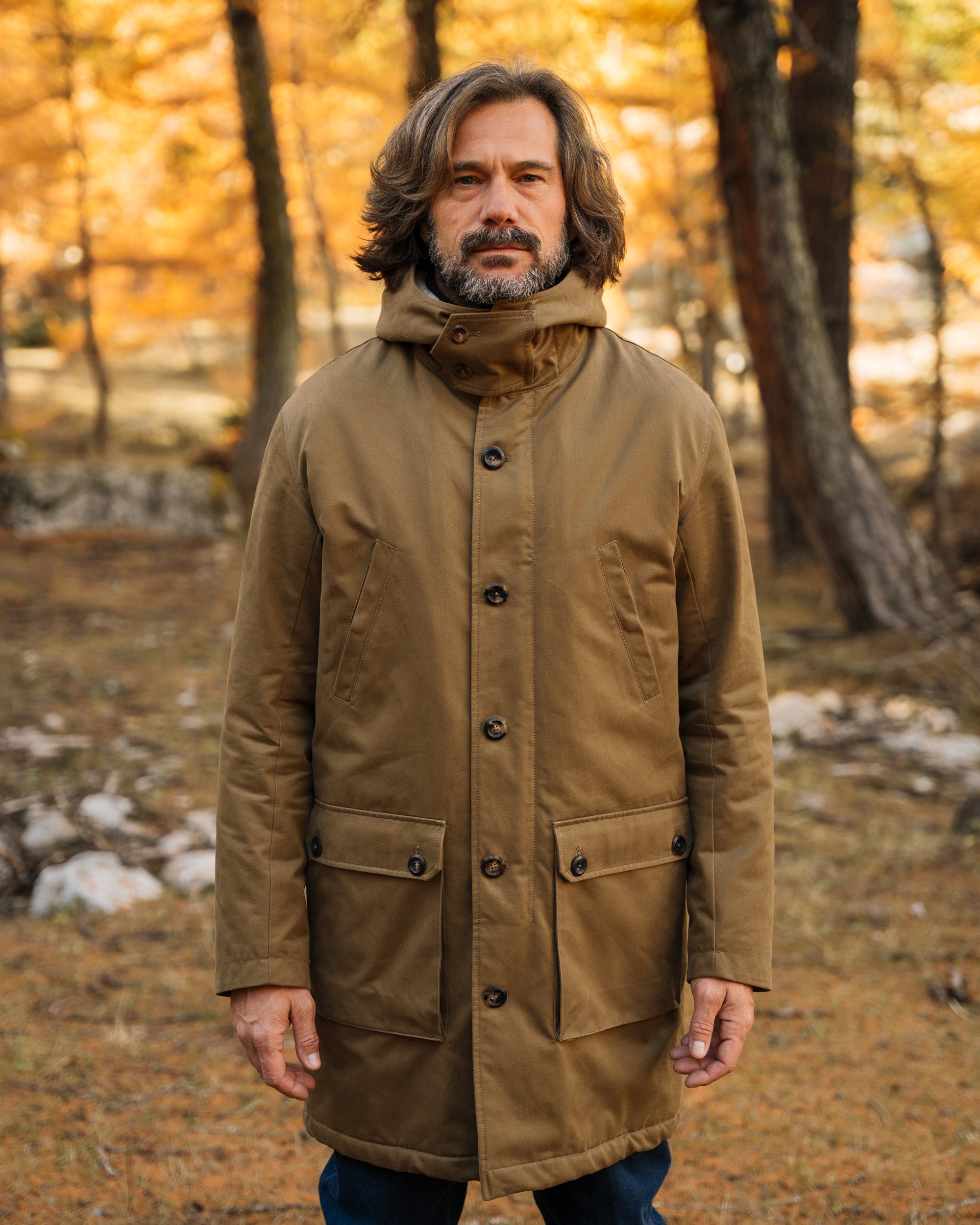 Maglioncino Verde Oliva Dolcevita Outfit Uomo Parka Verde Oliva