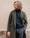 Our Verde oliva jersey di lana (70% lana, 30% poliestere) Monforte cappotto doppiopetto - Picture 9 - Velasca