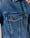 Our Blu lavaggio medio denim 100% cotone Talamone giacca trucker - Picture 9 - Velasca