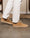 Our Beige pelle di vitello scamosciata Tèppa sneakers sfoderate - Picture 9 - Velasca