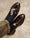 Our Marrone burgundy pelle di toro liscia abrasivata Cadregatt tassel loafers - Picture 10 - Velasca