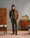 Our Fantasia geometrica blu, verde, azzurro 90% lana merino 10% cashmere Chianale cardigan - Picture 10 - Velasca