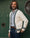 Our Fondo panna con righe blu e verdi 100% cotone Gerace cardigan - Picture 11 - Velasca
