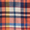 Fantasia scozzese arancione, blu, giallo, bianco | Flanella di cotone